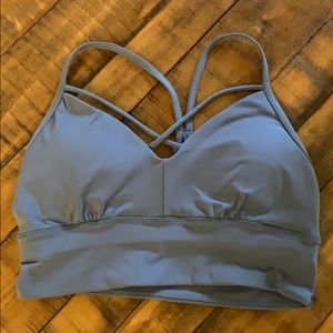 Paragon Fitwear; Longline Sports Bra - Ash Blue